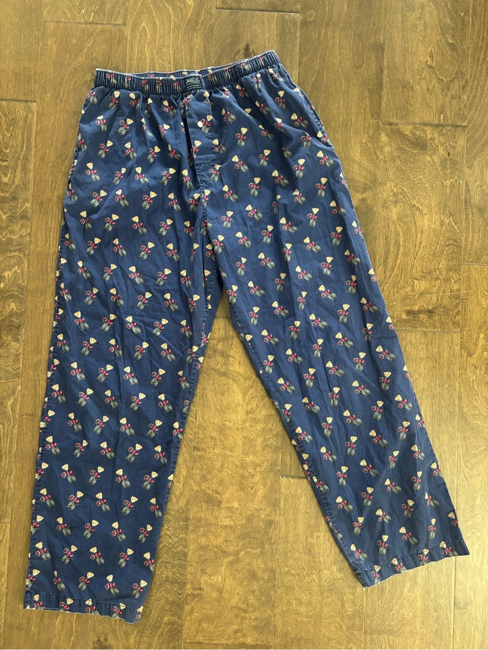 Vintage Polo Ralph Lauren Polo Bear Pajama Pants — Men’s M